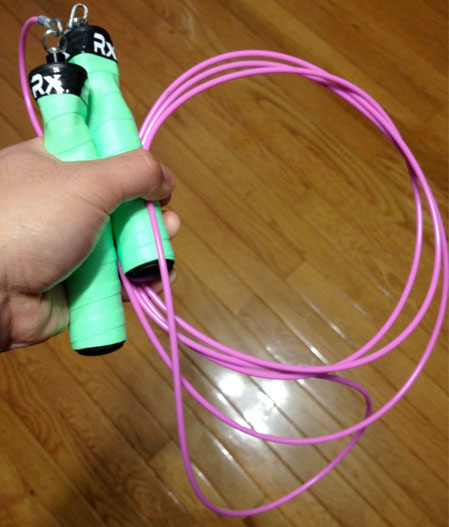 Toxic Green Pink RX Jump Ropes